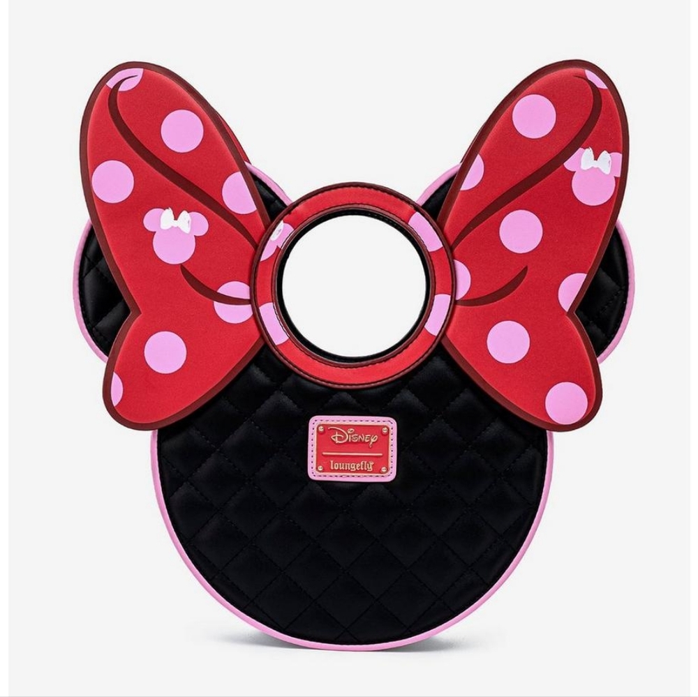 Loungefly Disney Minnie Mouse Bow Crossbody Bag - Picture 4 of 9